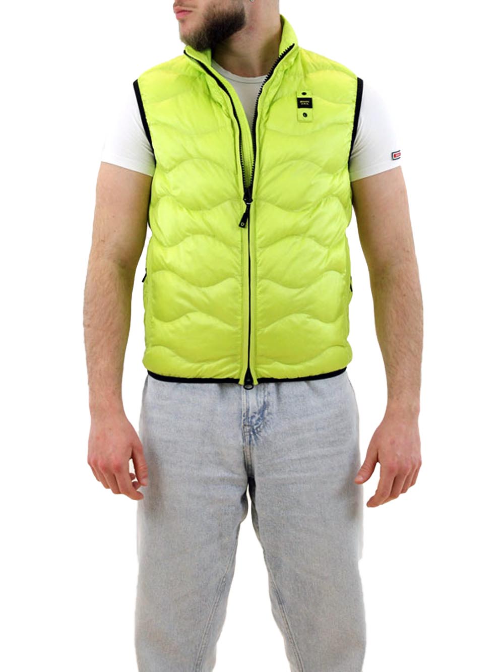 Blauer Smanicato Uomo Verde fluo