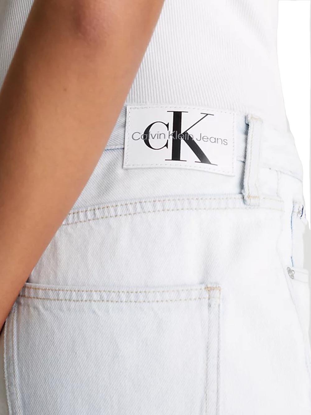 Calvin Klein Pantalone Donna Bianco