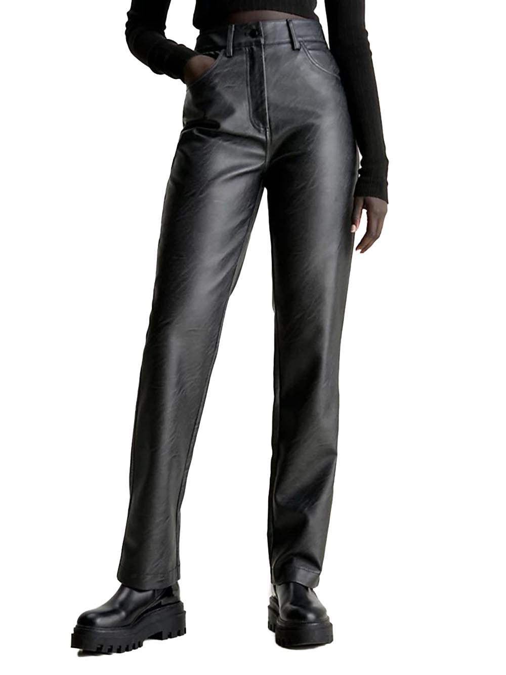 Calvin Klein Pantalone Donna Nero