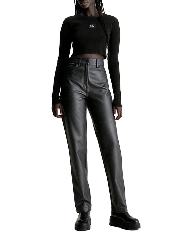 Calvin Klein Pantalone Donna Nero