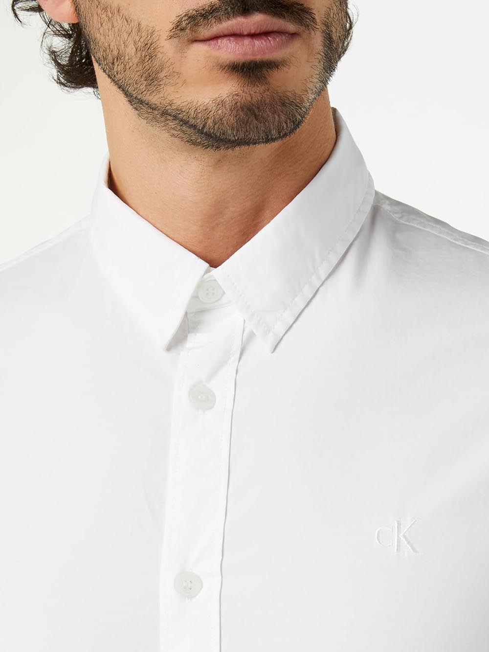 Calvin Klein Camicia Uomo Bianco