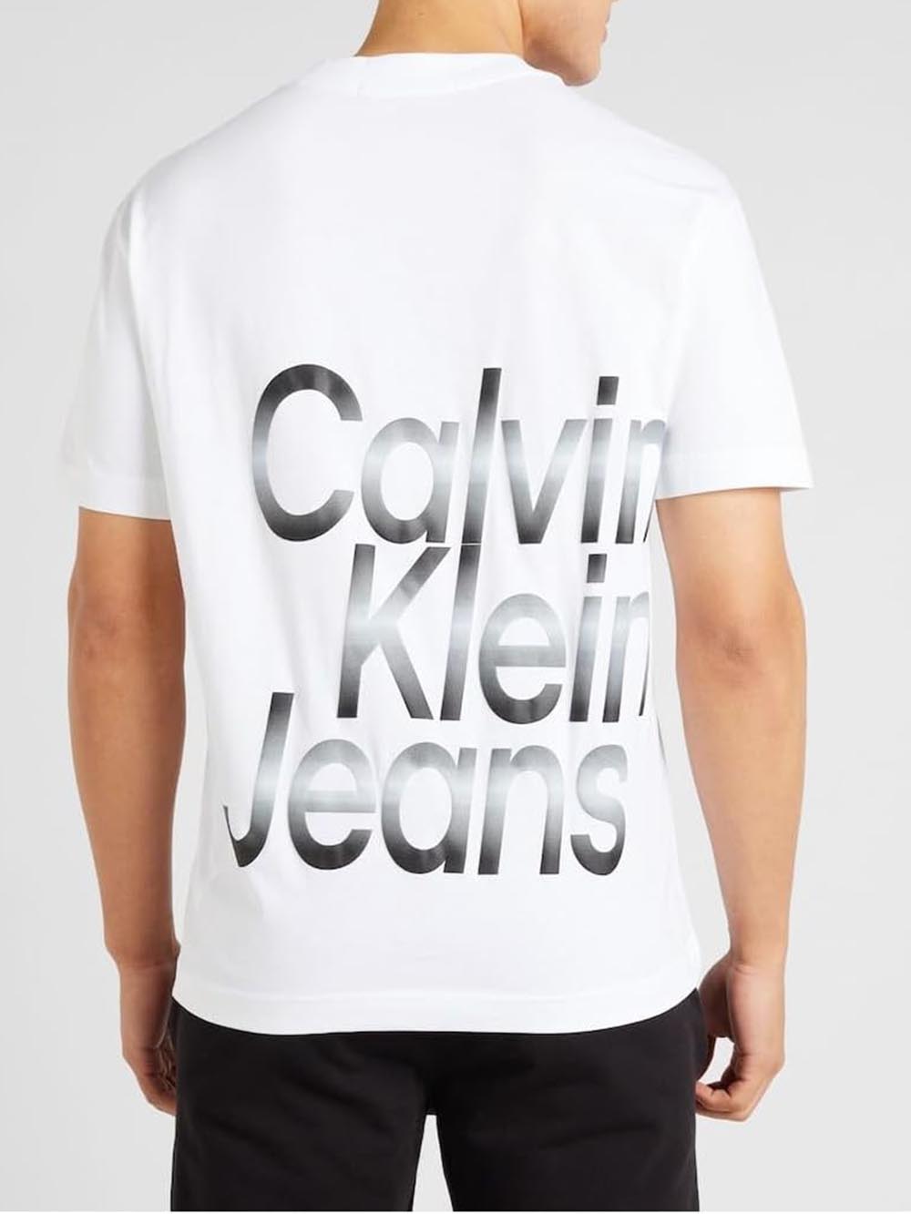Calvin Klein T-shirt Uomo J30j325699 Bianco