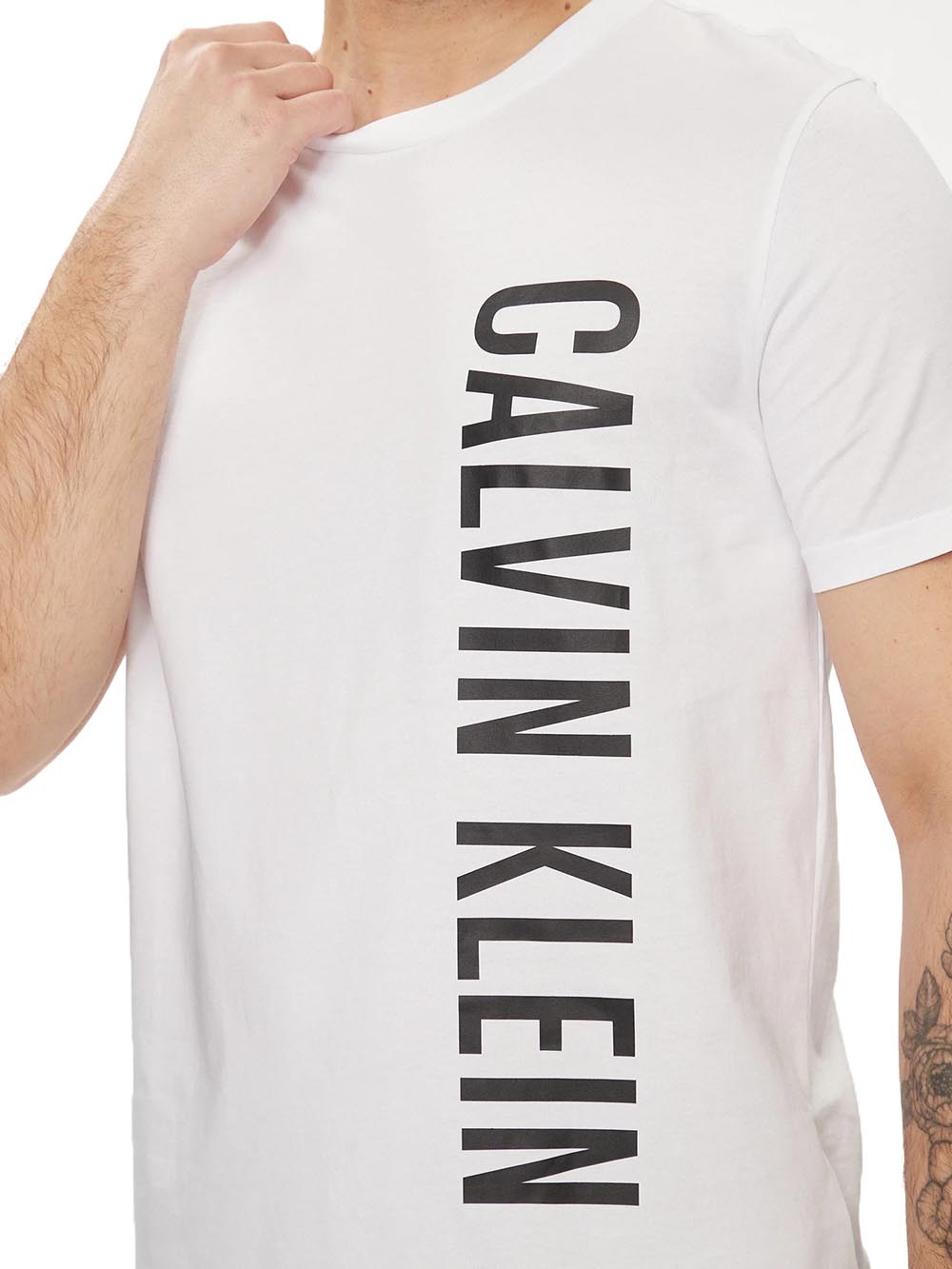 Calvin Klein T-shirt Uomo Km0km00998 Bianco