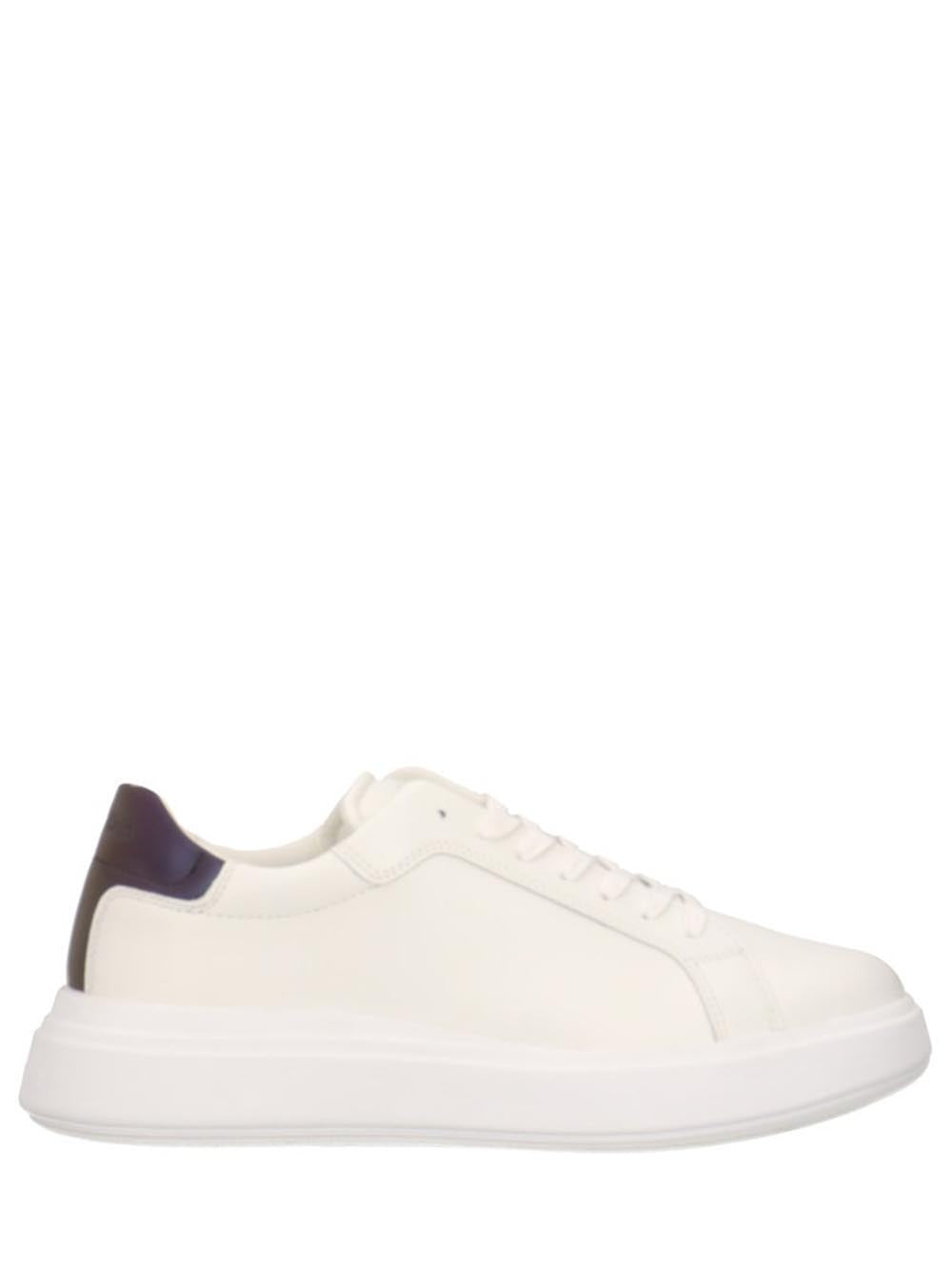 Calvin Klein Sneakers Uomo Bianco/nero petrolio