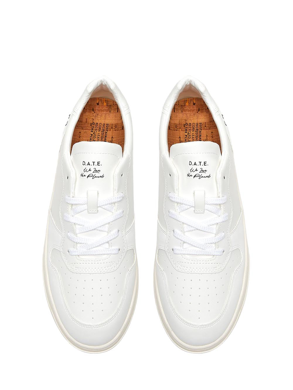 D.A.T.E. Sneakers Donna Court Eco Vegan Bianco