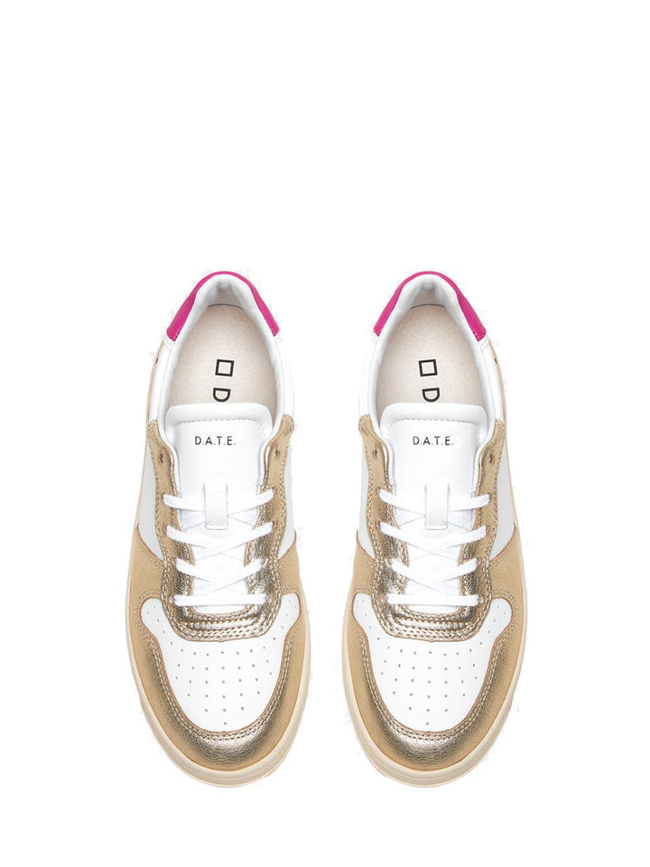 D.A.T.E. Sneakers Donna Bianco/platino