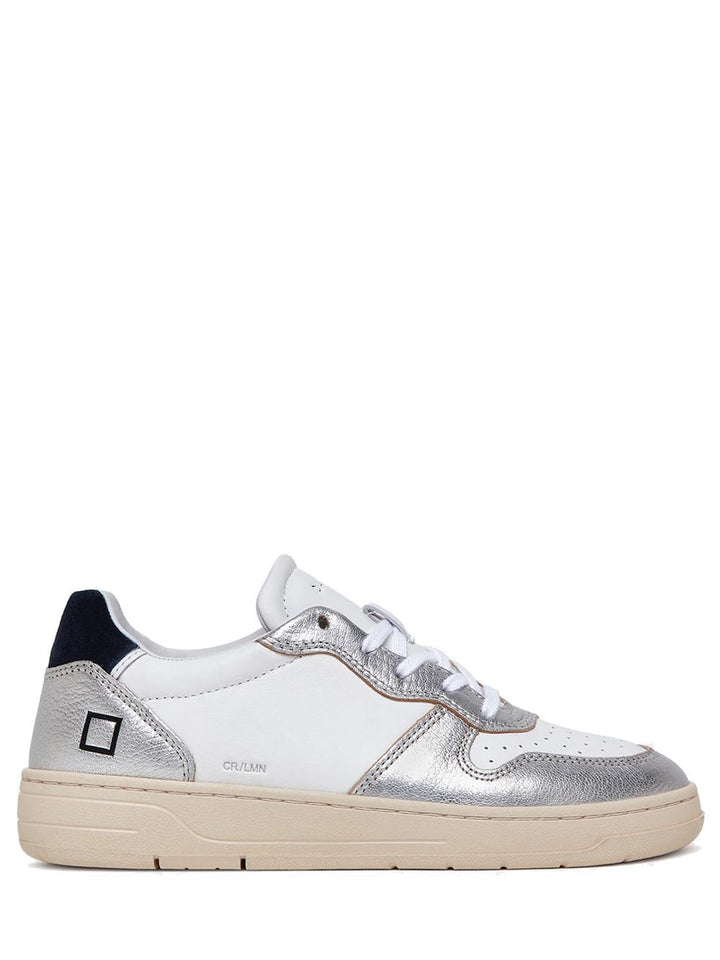 D.A.T.E. Sneakers Donna Bianco/argento