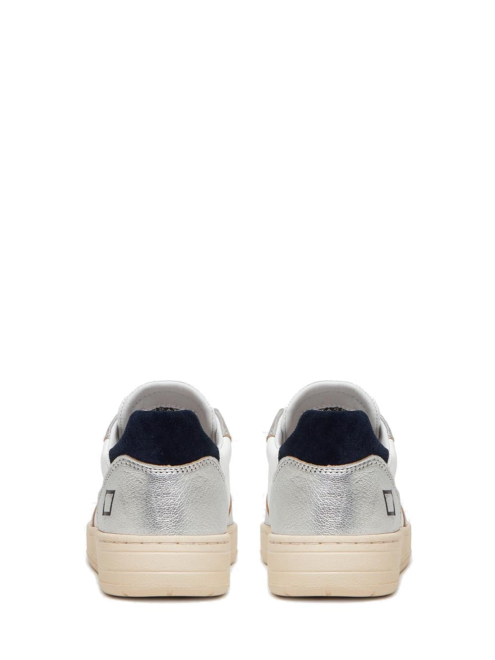 D.A.T.E. Sneakers Donna Bianco/argento