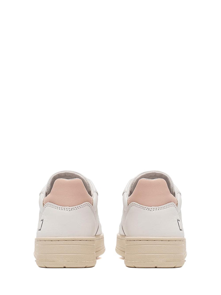 D.A.T.E. Sneakers Donna Court Mono W381 Bianco rosa