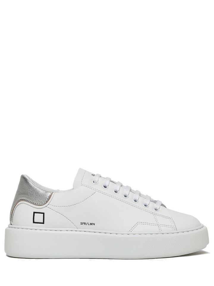 D.A.T.E. Sneakers Donna Bianco argento