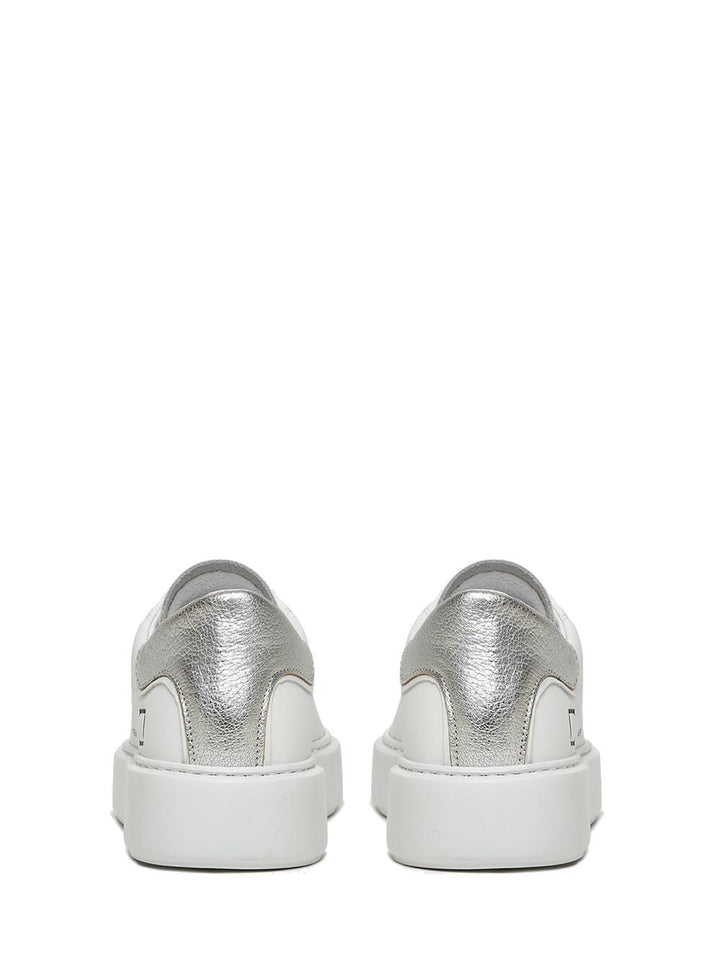 D.A.T.E. Sneakers Donna Bianco argento