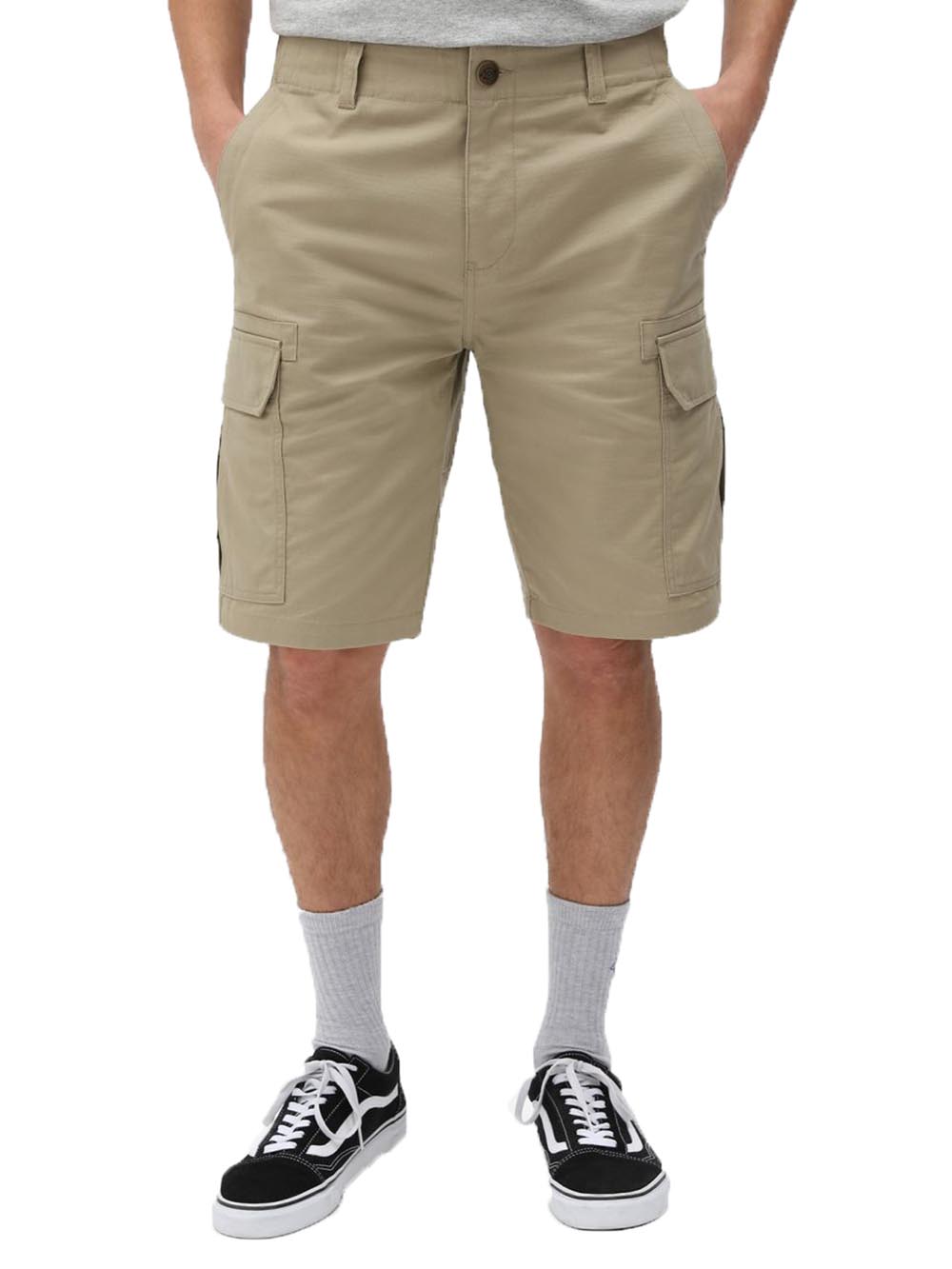 Dickies Bermuda Uomo Millerville Short Dk0a4xed Beige