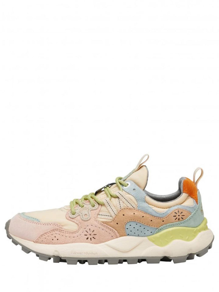 Flower Mountain Sneakers Donna Rosa/Beige