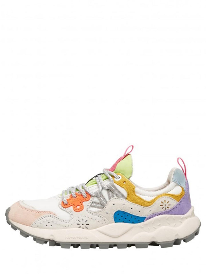 Flower Mountain Sneakers Donna Bianco/rosa