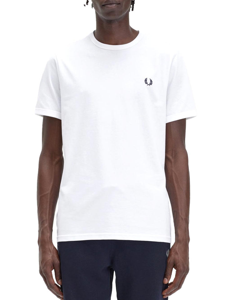 Fred Perry T-shirt Uomo Bianco