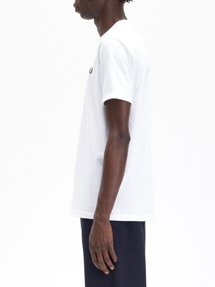 Fred Perry T-shirt Uomo Bianco