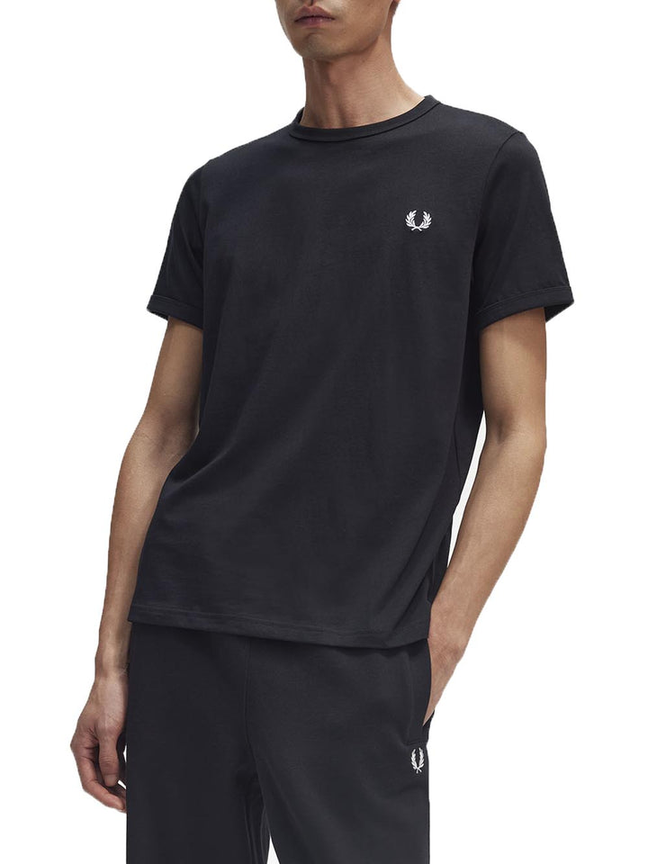 Fred Perry T-shirt Uomo M3519 Nero