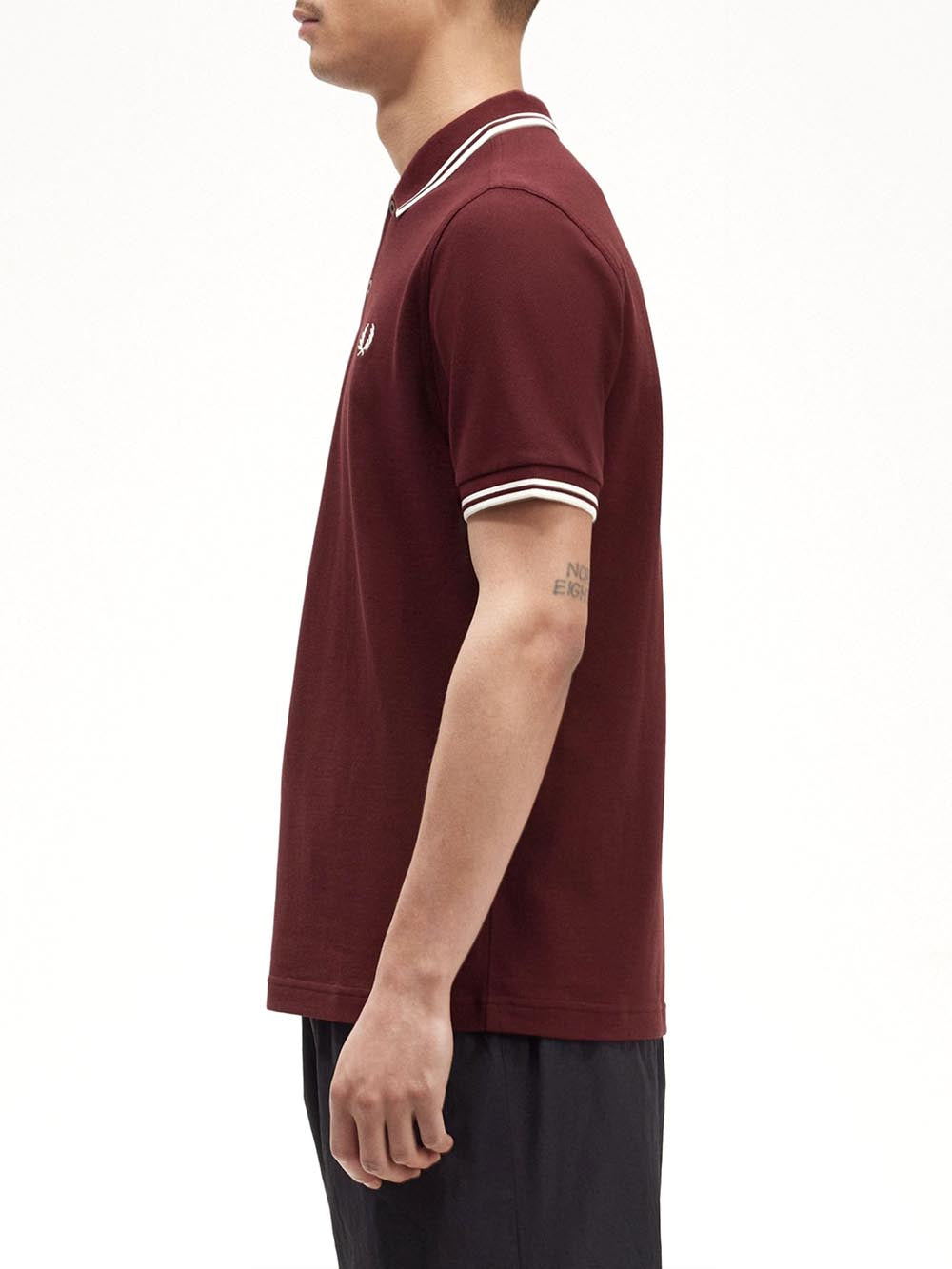 Fred Perry Polo Uomo Bordeaux