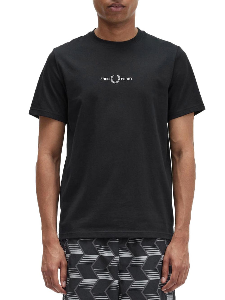 Fred Perry T-shirt Uomo Nero