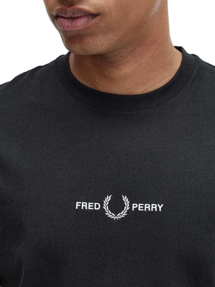 Fred Perry T-shirt Uomo Nero