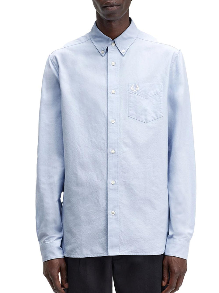 Fred Perry Camicia Uomo M5516 Celeste