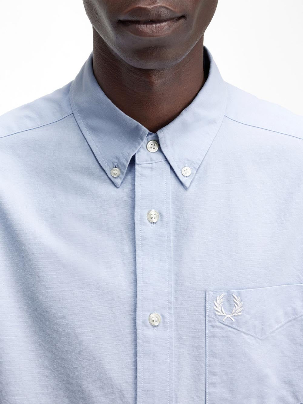 Fred Perry Camicia Uomo M5516 Celeste