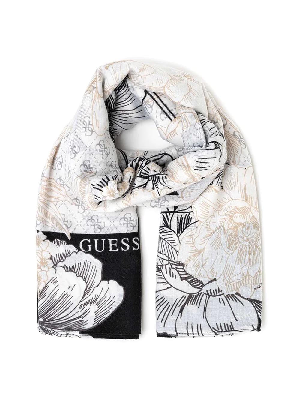 Guess Foulard Donna Aw9988 Pol03 Nero