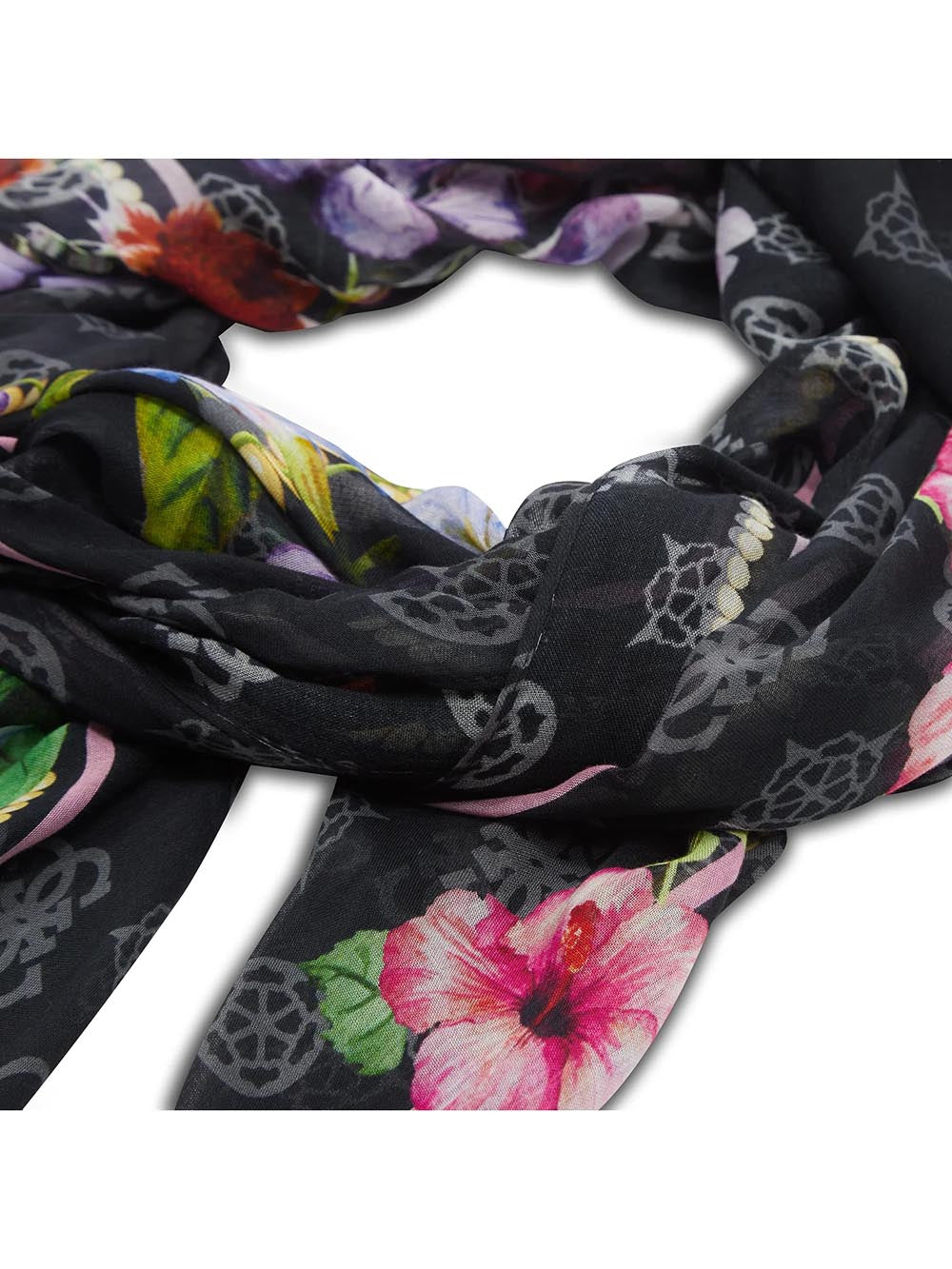 Guess Foulard Donna Aw9991 Cot03 Nero