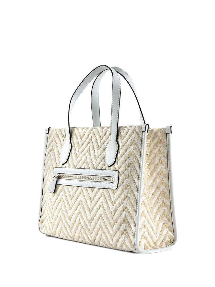 Guess Borsa a Mano Donna Bianco/Beige