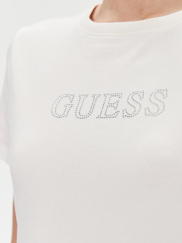 Guess T-shirt Donna V3bi11 J1314 Panna