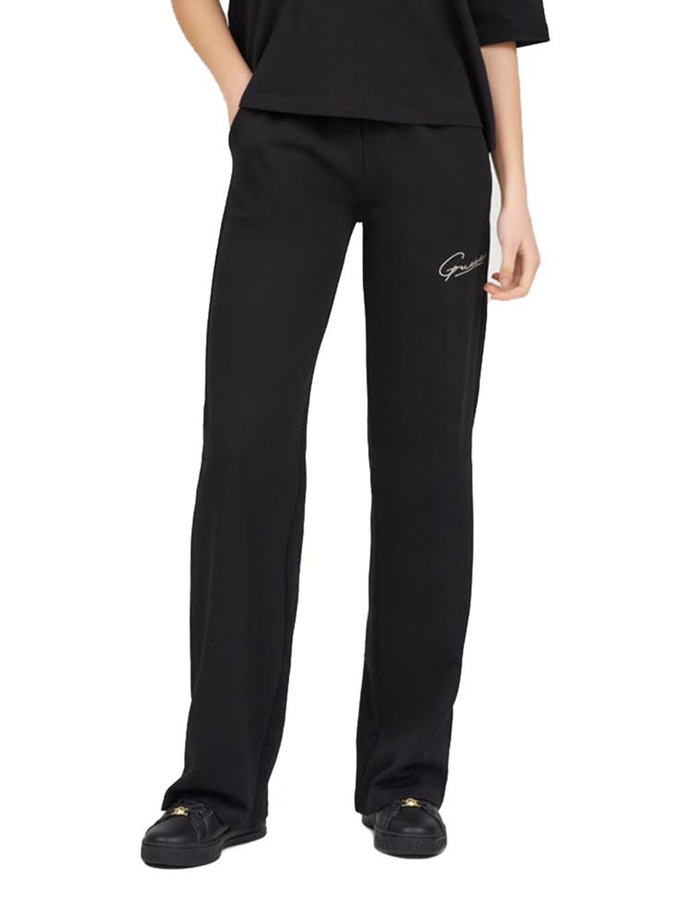 Guess Pantalone Donna Nero