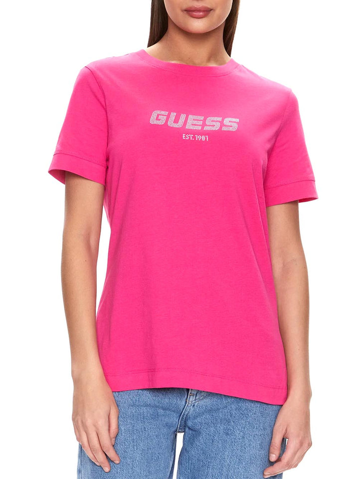 Guess T-shirt Donna Fucsia