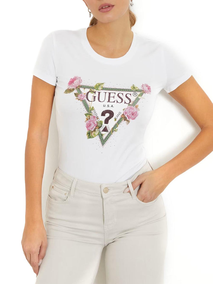 Guess T-shirt Donna Bianco