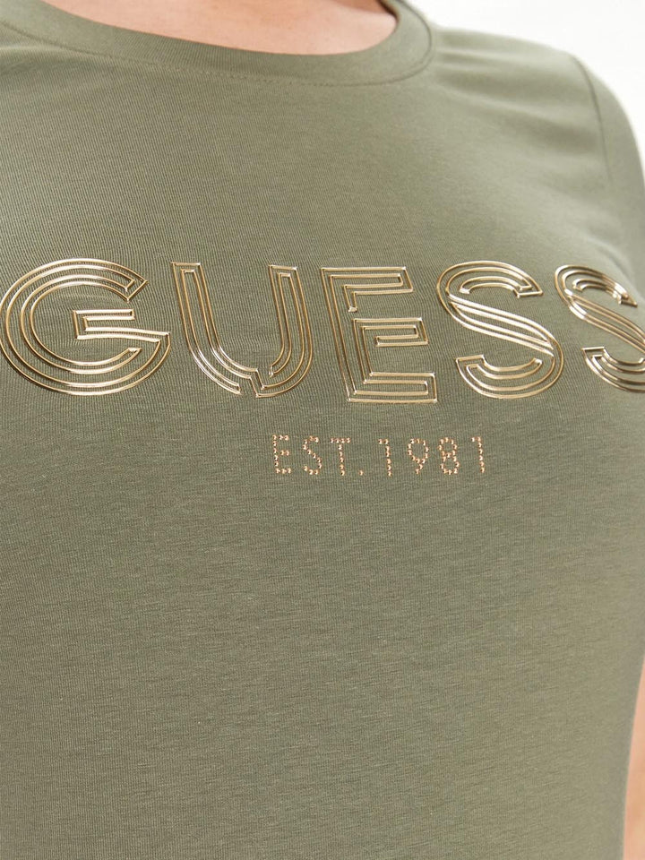 Guess T-shirt Donna Verde militare