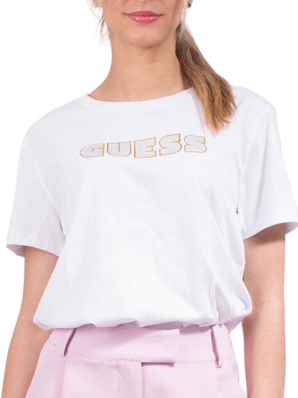 Guess T-shirt Donna Bianco