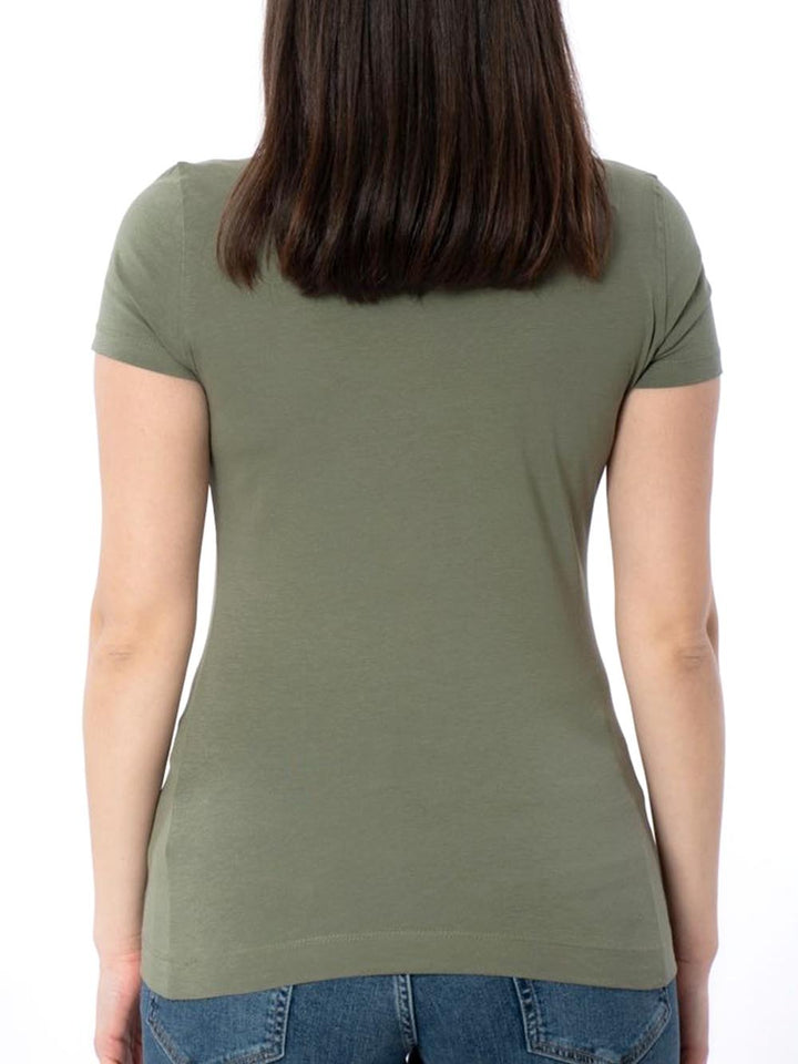 Guess T-shirt Donna Verde militare