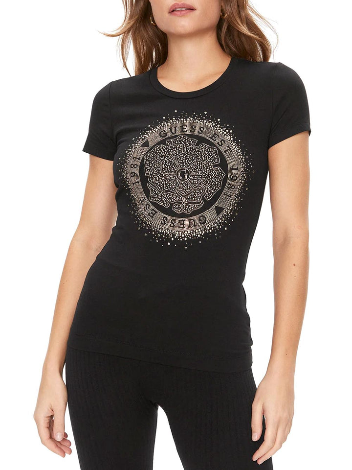 Guess T-shirt Donna Nero