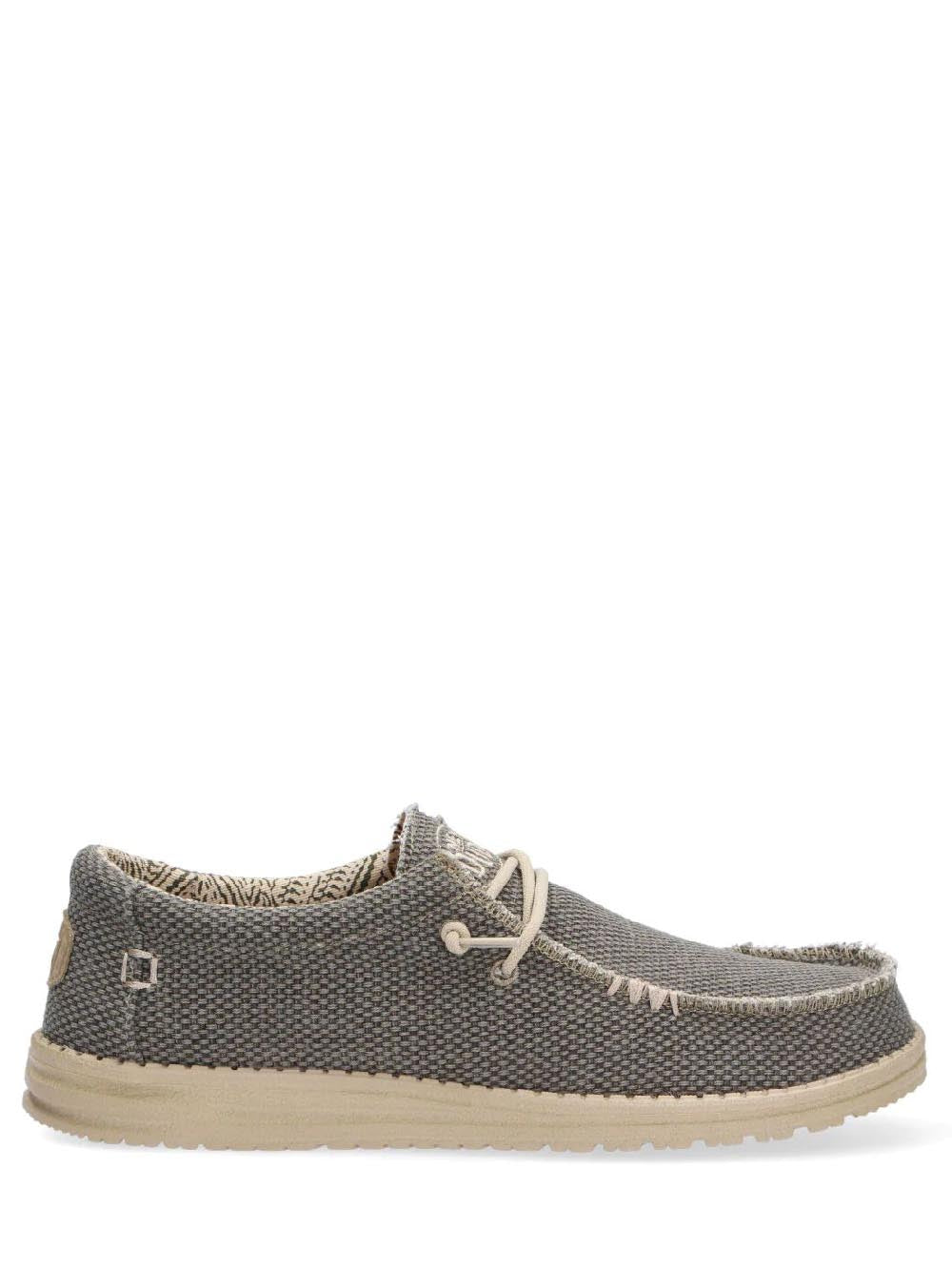 Hey Dude Mocassino Uomo Wally Braided Grigio