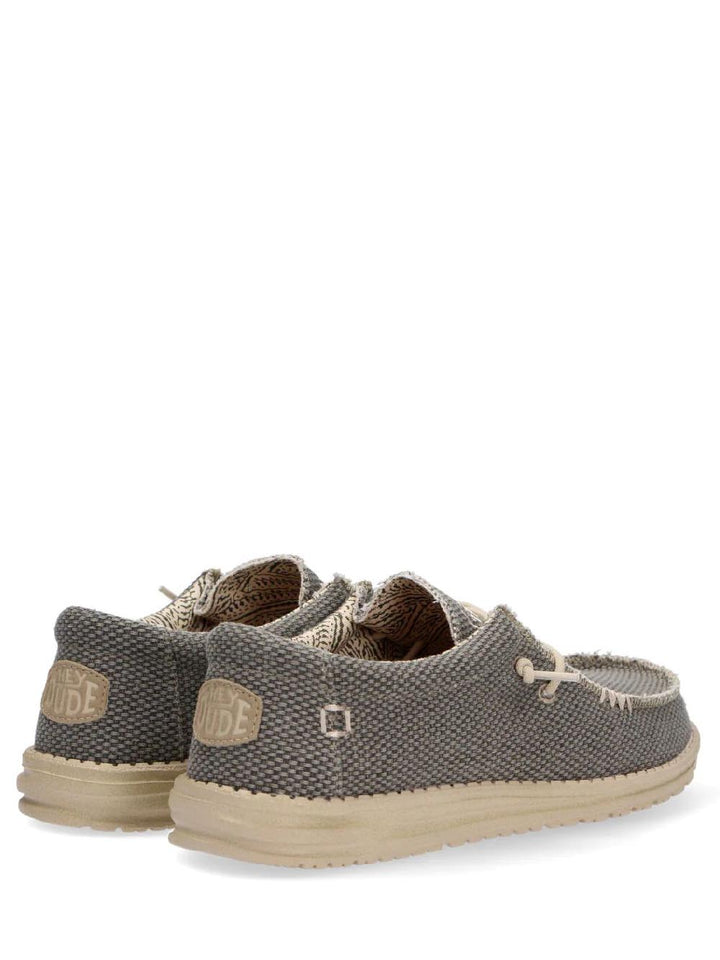 Hey Dude Mocassino Uomo Wally Braided Grigio