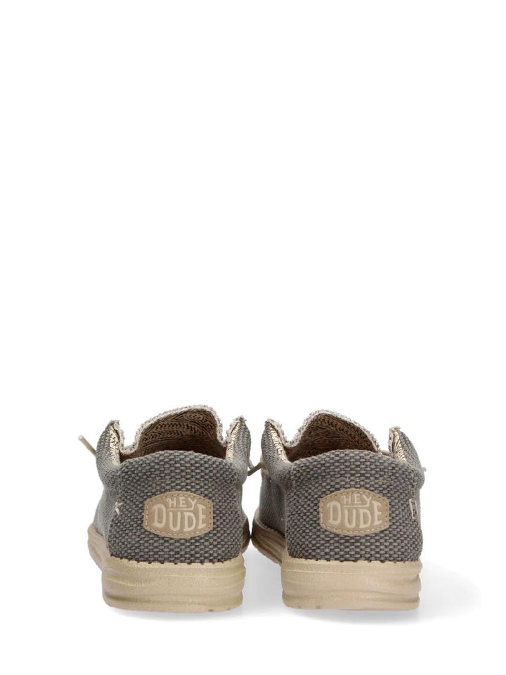 Hey Dude Mocassino Uomo Wally Braided Grigio