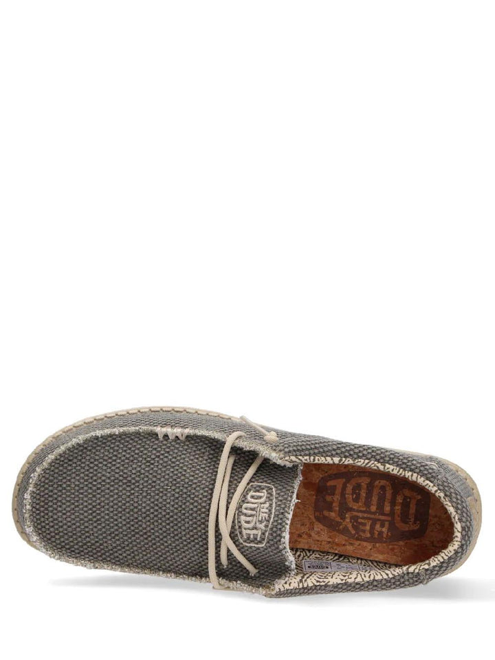 Hey Dude Mocassino Uomo Wally Braided Grigio