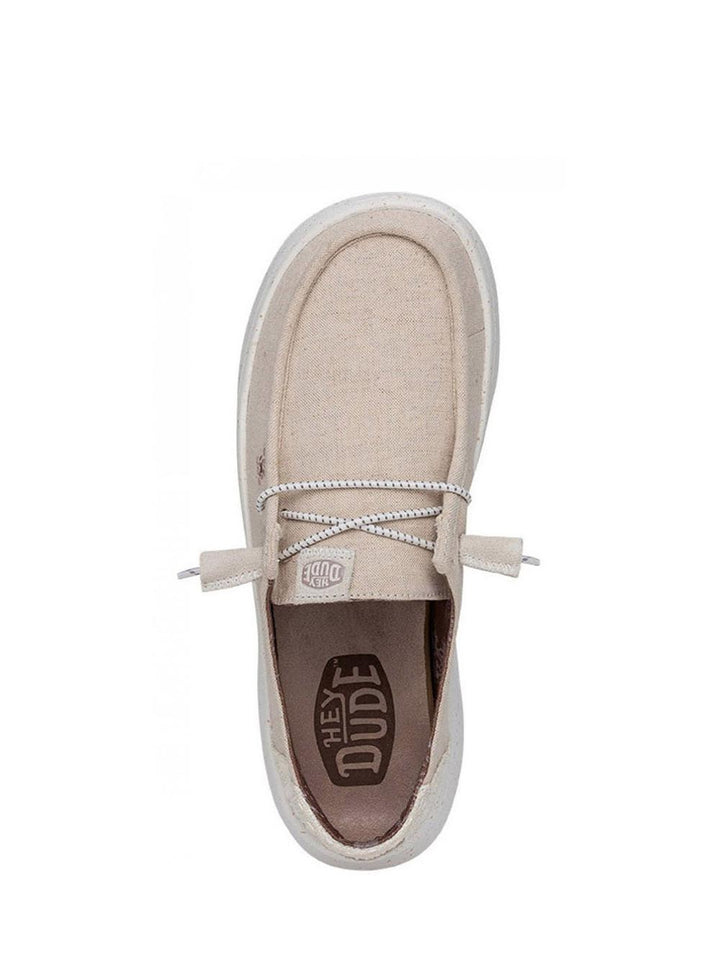 Hey Dude Mocassino Donna Wendy Peak Chambray W Crema