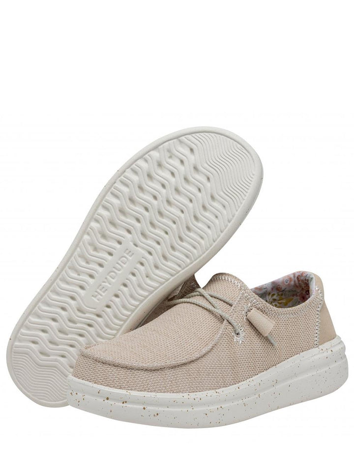 Hey Dude Mocassino Donna Wendy Rise Stretch W Beige