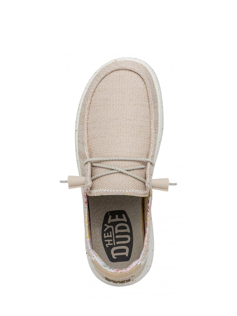 Hey Dude Mocassino Donna Wendy Rise Stretch W Beige