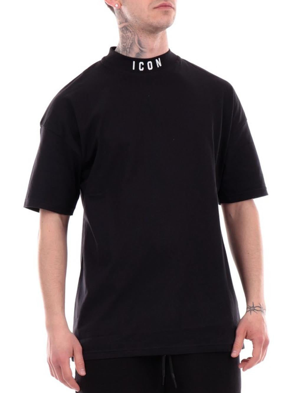 ICON T-shirt Uomo Iu8133t Nero