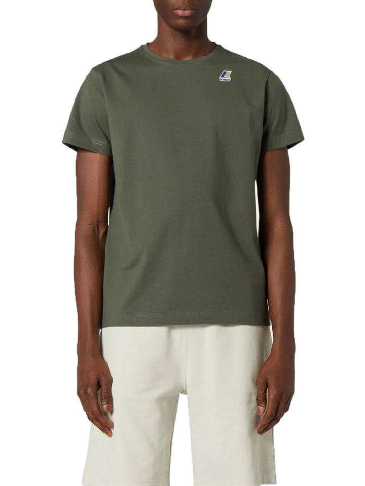 K-Way T-shirt Uomo Verde militare