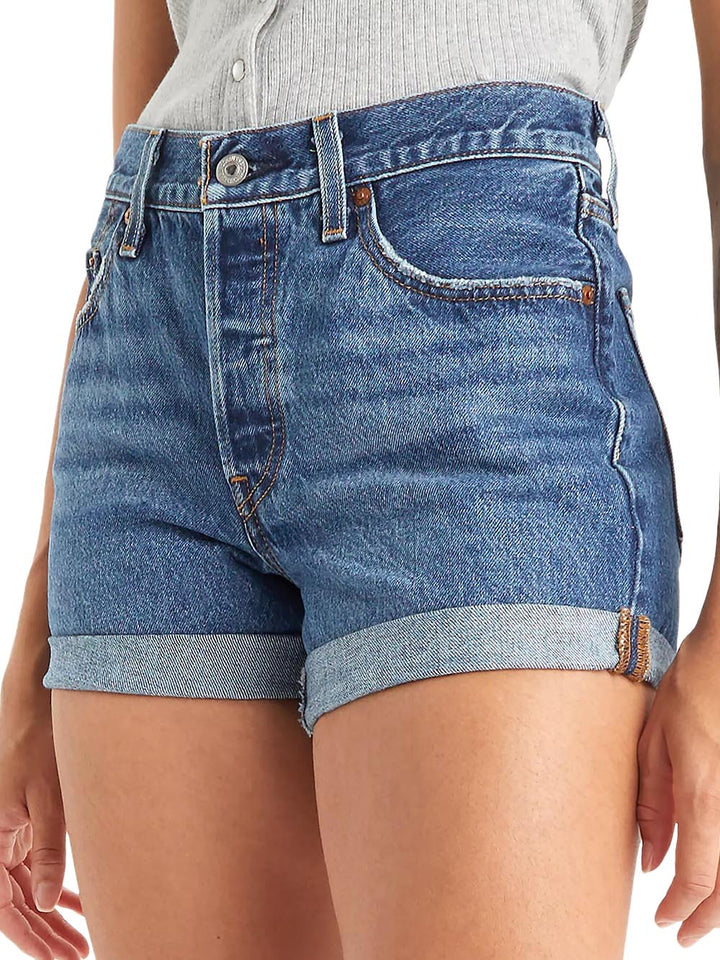 Levi's Shorts Donna 501 Rolled Short 29961 Medio