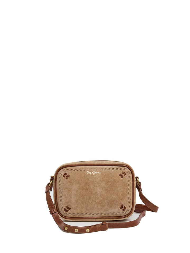 Pepe Jeans Borsa a Tracolla Donna Bassy Angie Pl031533 Cammello