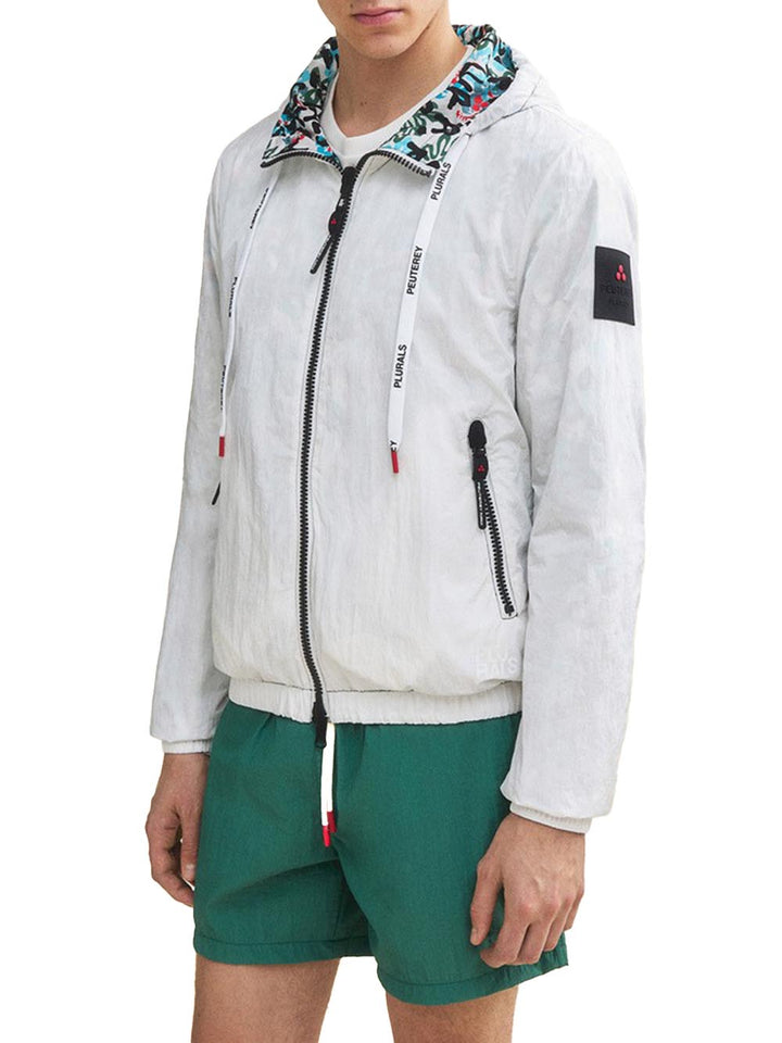 Peuterey Giubbino Uomo Itapua Double Print Peu49940118183473 Bianco