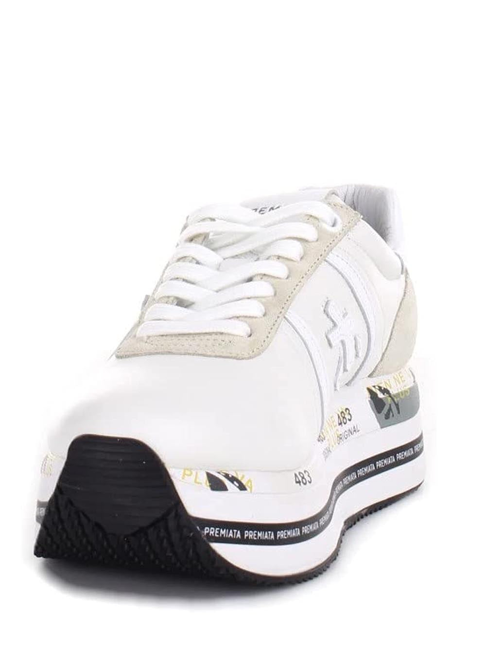 Premiata Sneakers Donna Beth Bianco